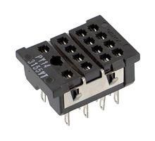 RELAY SOCKET, 3A, 14 PIN, PANEL PY14