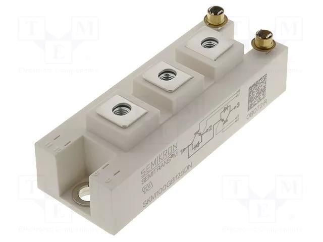Module: IGBT; transistor/transistor; IGBT half-bridge; Ic: 80A SEMIKRON DANFOSS SKM100GB125DN