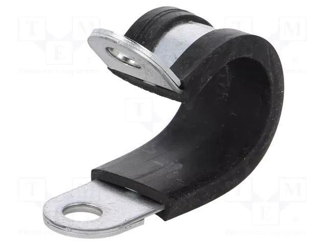 Fixing clamp; ØBundle : 13mm; W: 15mm; steel; Ømount.hole: 6.4mm LAPP RKS-1-13/15