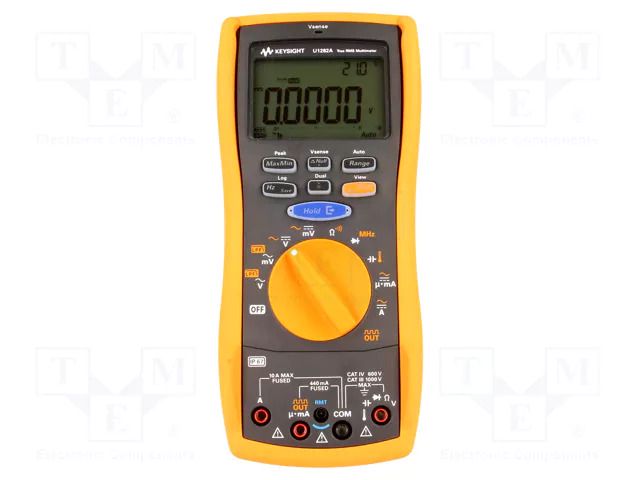 Digital multimeter; LCD; 5 digits (60000); True RMS AC+DC; IP67 KEYSIGHT U1282A