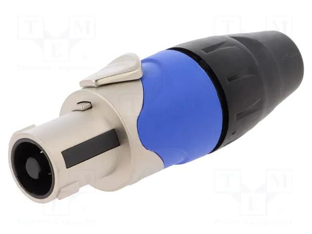 Connector: loudspeaker; plug; female; PIN: 4; for cable; 30A; 133V AMPHENOL SP-4-FN