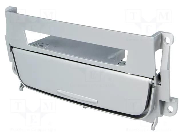 Radio frame; BMW; 2 DIN; silver ACV RAM-40.501.1