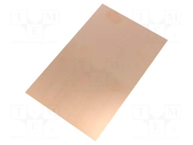 Laminate; FR4,epoxy resin; 1.5mm; L: 160mm; W: 100mm SOLDER PEAK LAM100X160B1.5