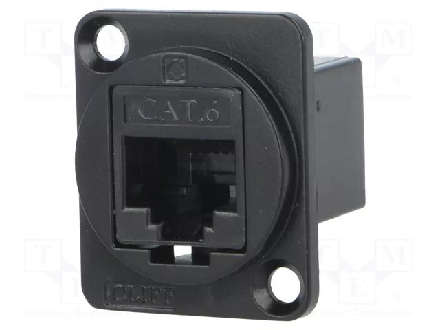 Coupler; coupler; FT; PIN: 8; Cat: 6; unshielded; 8p8c; straight CLIFF CP30222MB