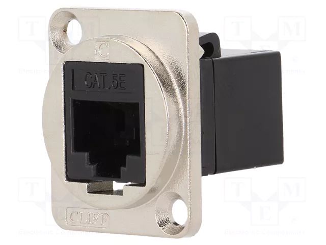 Coupler; coupler; FT; PIN: 8; Cat: 5e; unshielded; 8p8c; straight CLIFF CP30220M