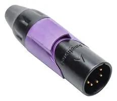CONN, XLR AUDIO, PLUG, 5POS, CABLE AX5MB7M-AU
