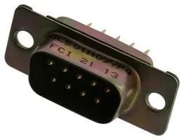 D-SUB CONN, PLUG, DE, 9P, PANEL DEM09P300