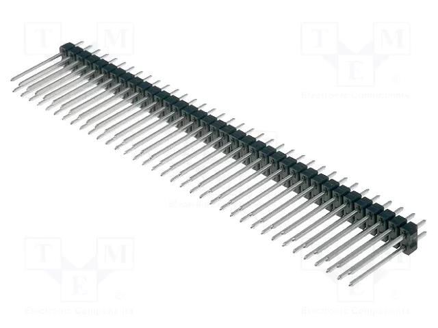 Connector: pin strips; pin header; male; PIN: 72; SL 22; THT; 2.54mm FISCHER ELEKTRONIK SL22.190.72Z