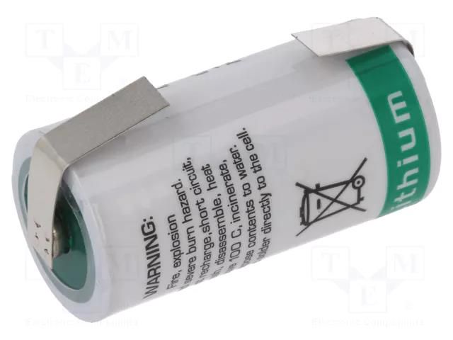 Battery: lithium; 17335,2/3A; 3.6V; 2100mAh; non-rechargeable SAFT SAFT-LS17330CNR