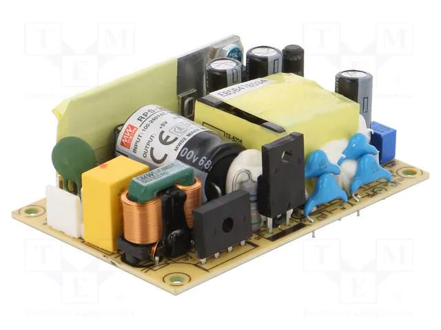 Power supply: switching; open; 30W; 80÷264VAC; OUT: 1; Uout: 5VDC; 6A MEAN WELL RPS-30-5
