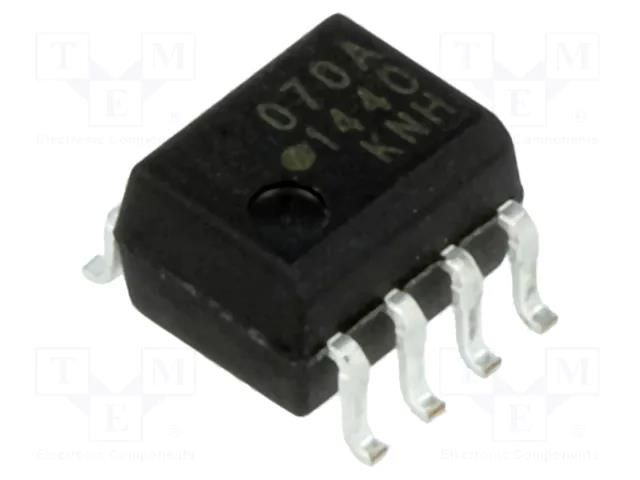 Optocoupler; SMD; Ch: 1; OUT: transistor; 3.75kV; SO8; 10kV/μs BROADCOM (AVAGO) HCPL-070A-000E