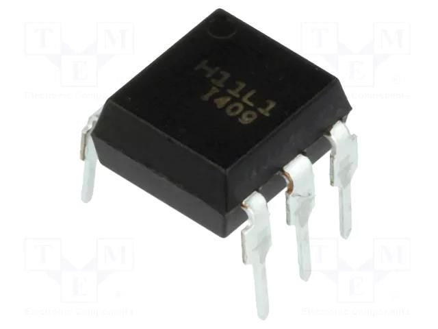 Optocoupler; THT; Ch: 1; OUT: logic; DIP6; H11L1 ISOCOM H11L1-ISO