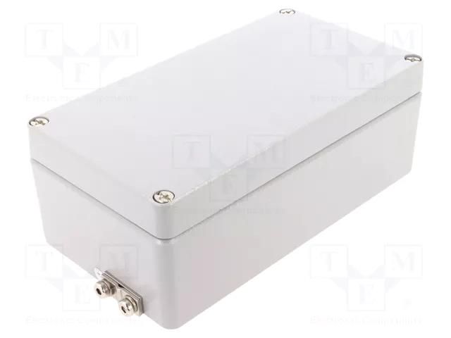 Enclosure: multipurpose; X: 120mm; Y: 220mm; Z: 81mm; ATEX; aluminium RAYCHEM RPG ALUEIN-EX-RJ21