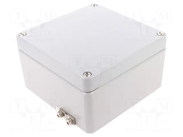 Enclosure: multipurpose; X: 160mm; Y: 160mm; Z: 91mm; ATEX; aluminium RAYCHEM RPG ALUEIN-EX-RJ15