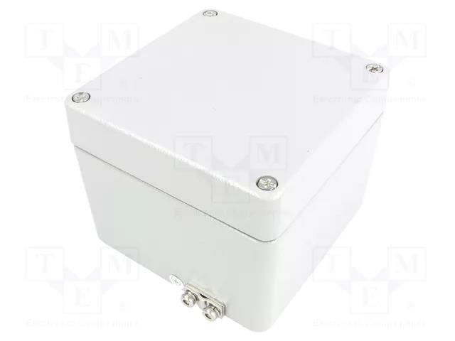 Enclosure: multipurpose; X: 100mm; Y: 100mm; Z: 81mm; ATEX; aluminium RAYCHEM RPG ALUEIN-EX-RJ09