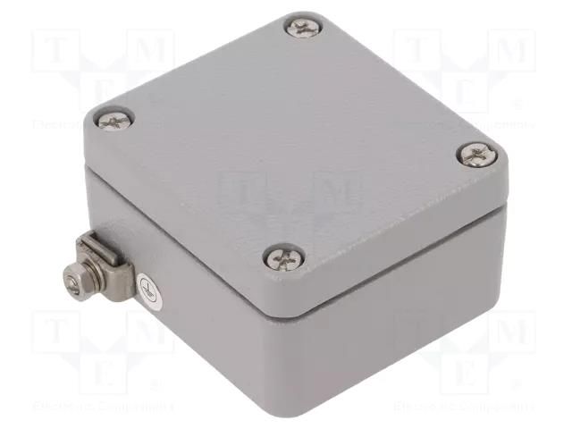 Enclosure: multipurpose; X: 58mm; Y: 64mm; Z: 34mm; ATEX; aluminium RAYCHEM RPG ALUEIN-EX-RJ04