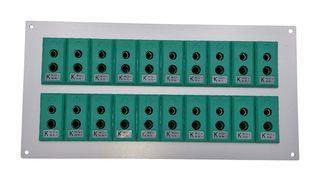 THERMOCPL CONN W/PANEL, SOCKET, K, 20WAY IS-K-FF + FSP-20