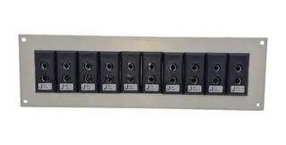 THERMOCPL CONN W/PANEL, SOCKET, J, 10WAY IS-J-FF + FSP-10