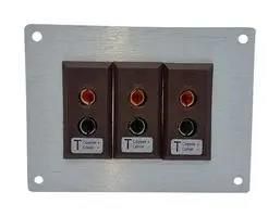 THERMOCPL CONN, W/PANEL, SOCKET, T, 3WAY IS-T-FF + FSP-3