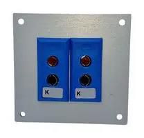 THERMOCPL CONN, W/PANEL, SOCKET, K, 2WAY JS-K-FF + FSP-2