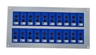 THERMOCPL CONN W/PANEL, SOCKET, K, 20WAY JS-K-FF + FSP-20