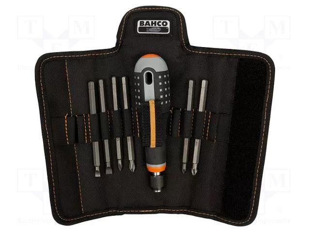 Kit: screwdrivers; Phillips,Pozidriv®,slot; ERGO®; 7pcs. BAHCO SA.BE8571