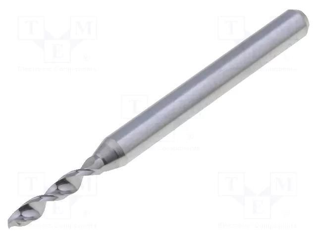 Drill bit; Ø: 1.9mm; L: 38.2mm; PCB; 1/8" (3,175mm) KEMMER PRAEZISION SM32-1.9