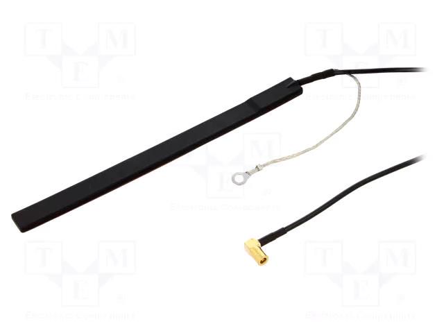 Antenna; automotive,inner; DAB; with amplifier; 3m; 16dB; 5VDC 4CARMEDIA ANT.44