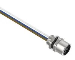 SENSOR CORD, 3P M8 RCPT-FREE END, 1M BR-M8F3R8-1