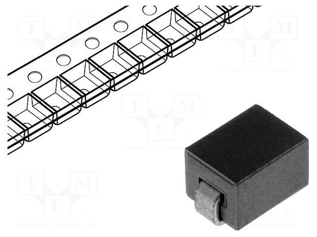 Ferrite: bead; Imp.@ 100MHz: 47Ω; SMD; Imp.@ 25MHz: 30Ω; B: 3.1mm FERROCORE SMB403025