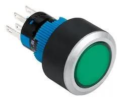 PB SW, DPST-NO/DPST-NC, 5A/250VAC, PANEL MPAB-PB-1064