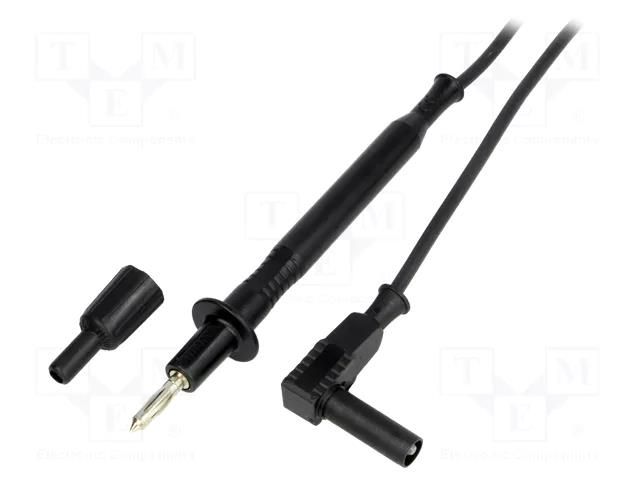 Test lead; 20A; probe tip,banana plug 4mm; with protection ELECTRO-PJP 4412-D4-IEC-100N