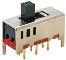 SLIDE SWITCH, DP3T, 300MA, 125V, PCB MHS233RA04