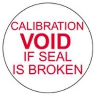 LABEL, TAMPERPROOF, 20.32MM DIAMETER, RED/WHITE, PK300 TL-PK-2