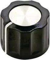 FLUTED KNOB WITH LINE INDICATOR, 6.35MM PKE60B1/4