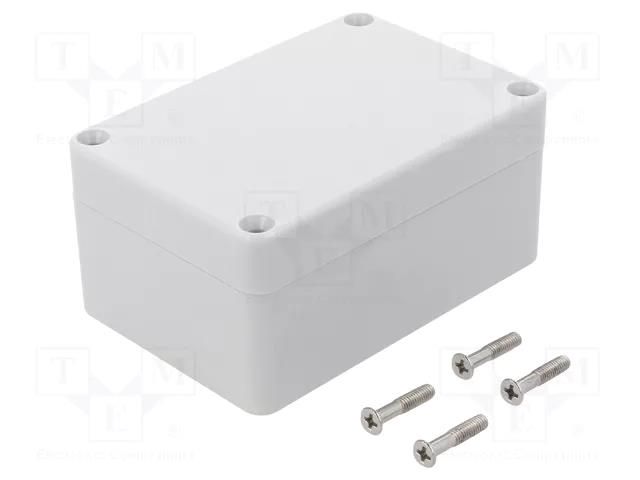 Enclosure: multipurpose; X: 68mm; Y: 100mm; Z: 50mm; ABS; light grey COMBIPLAST CP-11-4
