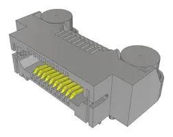 MEZZANINE CONN, R/A RCPT, 20P, 2R, 0.8MM ERF8-010-01-S-D-RA-FR
