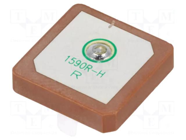 Antenna; GPS; RHCP; 50Ω; 18x18x4mm; ceramics; -40÷105°C SR PASSIVES ANT1590-1840H