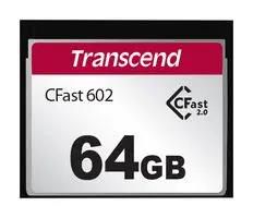 CFAST 2.0 CARD, 64GB, MLC NAND FLASH TS64GCFX602