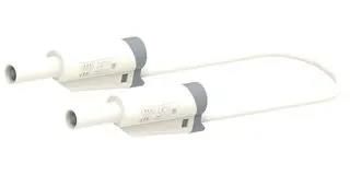 STACK 4MM BANANA PLUG-PLUG, WHITE, 59MM MP771109