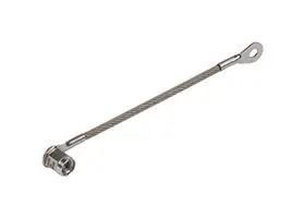 DUST CAP W/WIRE ROPE, SMA PLUG CONNECTOR M39012/25-3124