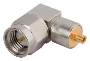 RF COAXIAL CONN, SMA R/A PLUG, 50 OHM SF2915-6605