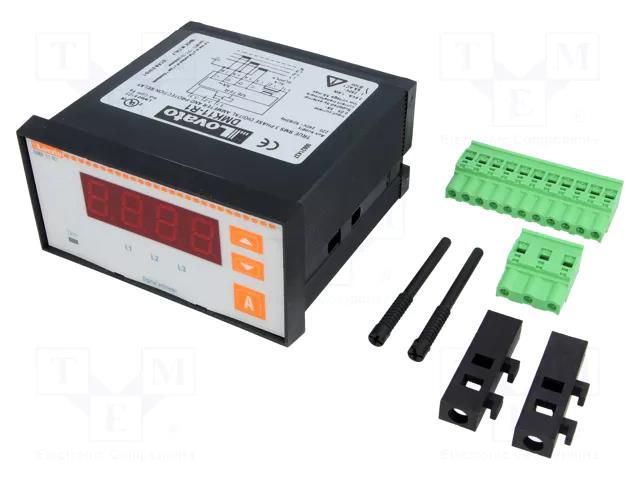 Ammeter; digital,mounting; 0A÷10kA1,50mA÷5.75A; ±(0.5%+1digit) LOVATO ELECTRIC DMK11R1