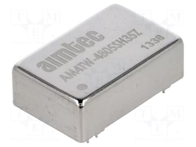 Converter: DC/DC; 4W; Uin: 18÷72VDC; Uout: 5VDC; Iout: 800mA; DIP24 AIMTEC AM4TW-4805SH35Z