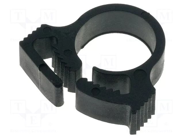 Fixing clamp; ØBundle : 10.4÷11.7mm; W: 5.9mm; polyamide; black HELLERMANNTYTON SNP4