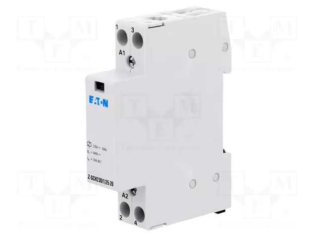 Contactor: 2-pole installation; 25A; 230VAC; NO x2 EATON ELECTRIC Z-SCH230/1/25-20