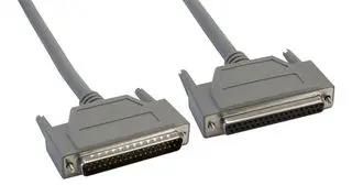 COM CABLE, 37P D SUB PLUG-RCPT, 3.05M CS-DSDMDB37MF-010