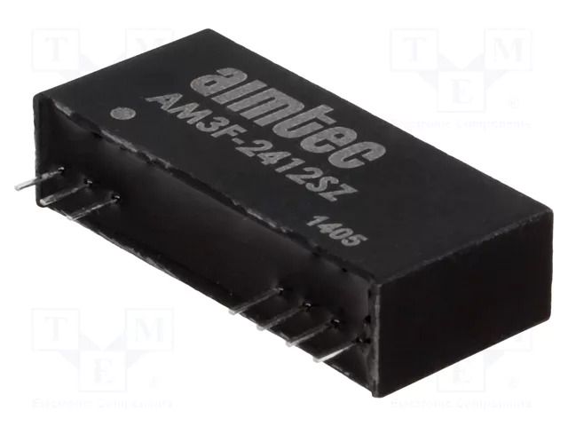 Converter: DC/DC; 3W; Uin: 21.6÷26.4VDC; Uout: 12VDC; Iout: 250mA AIMTEC AM3F-2412SZ