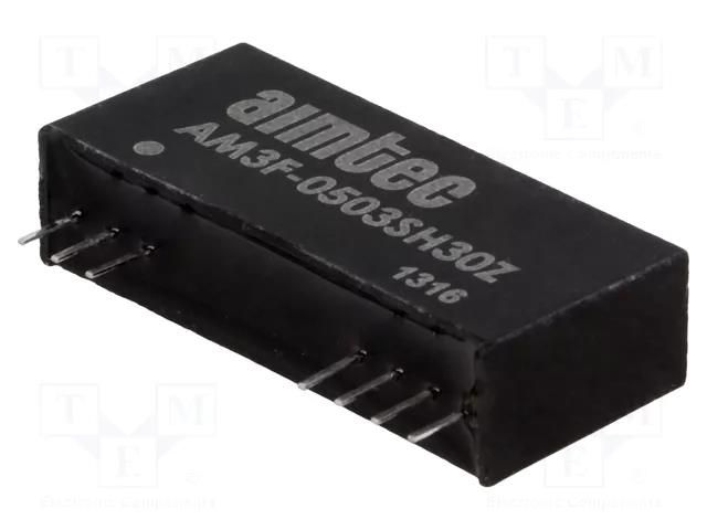 Converter: DC/DC; 3W; Uin: 4.5÷5.5VDC; Uout: 3.3VDC; Iout: 800mA AIMTEC AM3F-0503SH30Z