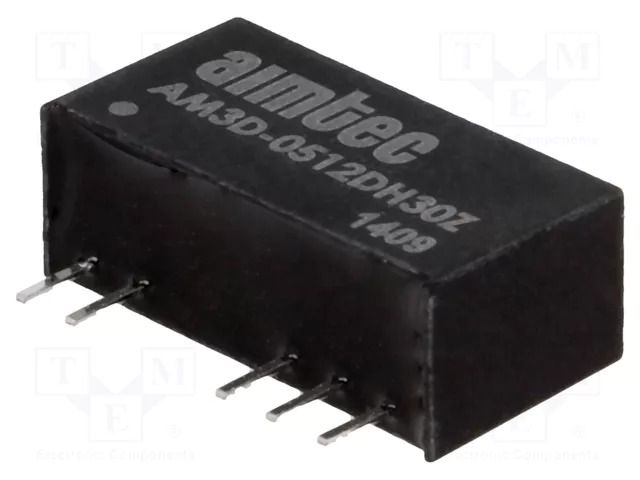 Converter: DC/DC; 3W; Uin: 4.5÷5.5VDC; Uout: 12VDC; Uout2: -12VDC AIMTEC AM3D-0512DH30Z